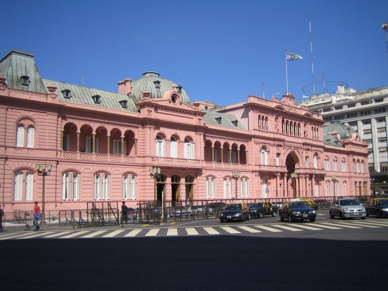 Casa de Gobiermo. (Casa Rosada)