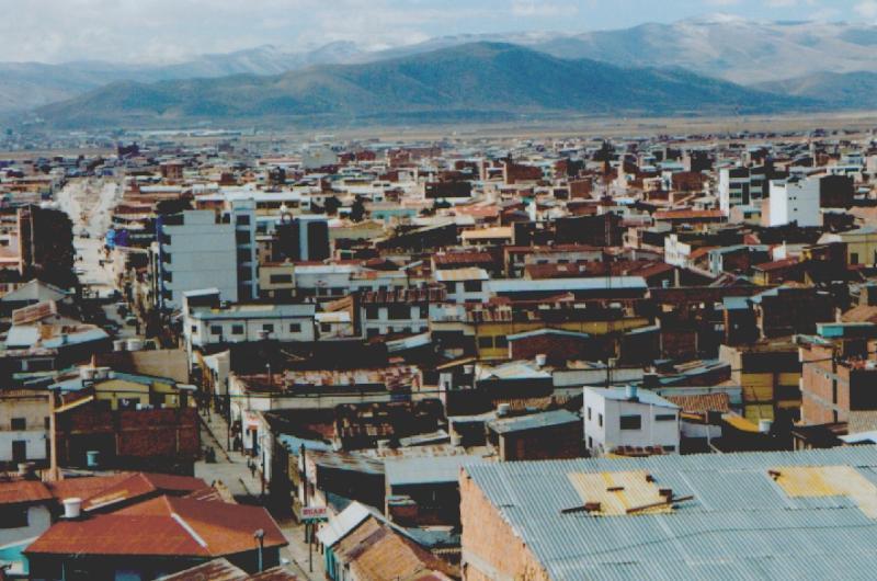 Stadt von Oruro