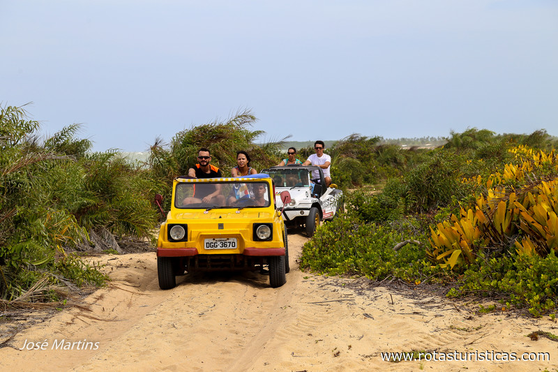 Buggy ride in Caraíva