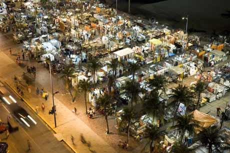 Foire artisanale sur la plage (Fortaleza)
