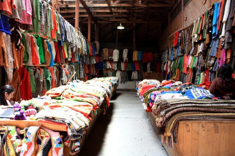 Mercado de roupa