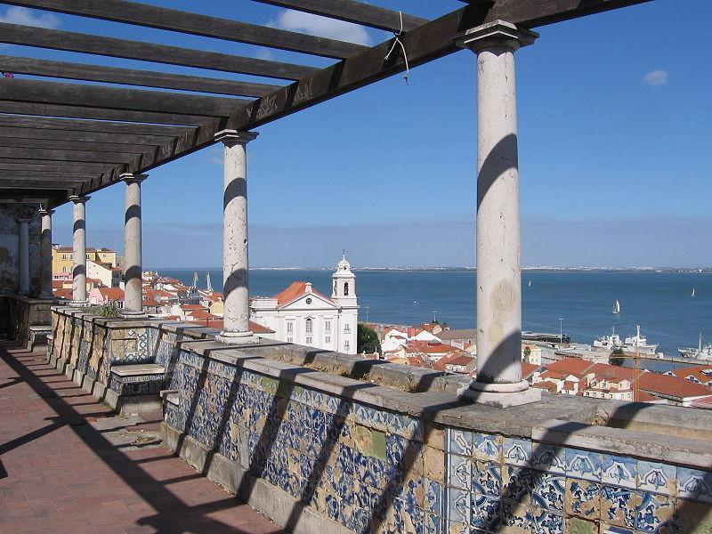 Point de vue de Santa Luzia (Lisbonne)